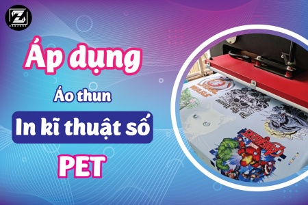 ÁP DỤNG ÁO THUN IN KĨ THUẬT SỐ PET ( DTF )